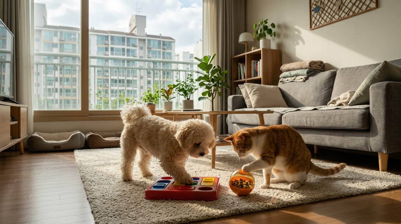 강아지 고양이 시간 감각, 보호자 외출 시 반려동물이 느끼는 체감 시간의 비밀과 분리불안 해결 가이드